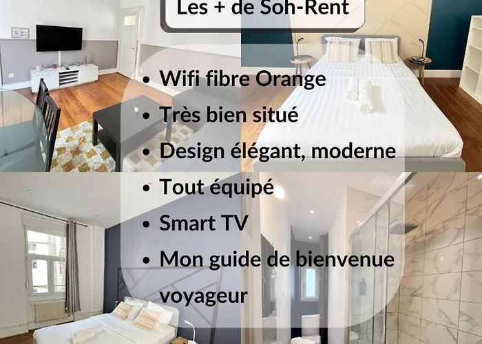 Διαμέρισμα Soh Rent 3 Proche Gare Et Centre De Tv Wifi - Balcon Στρασβούργο